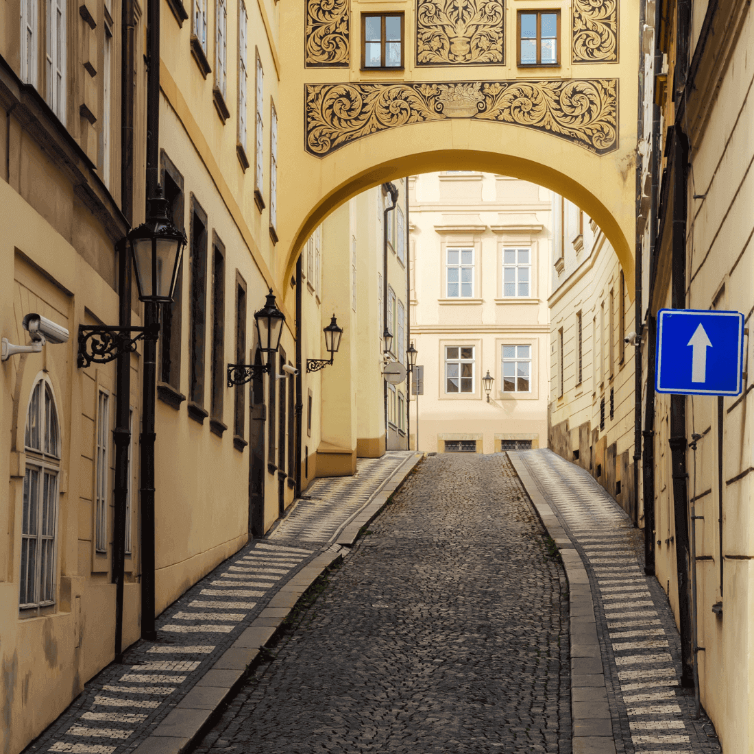 Praga jedna z uliczek